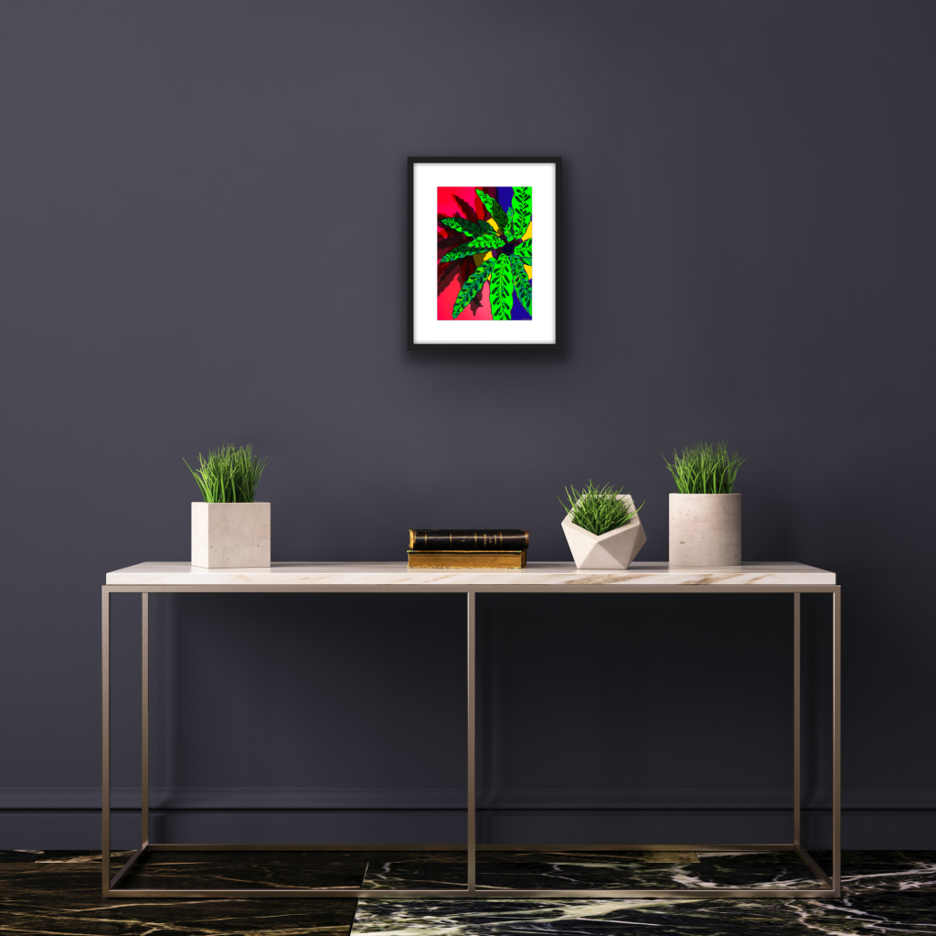 Neon Calathea VR dark