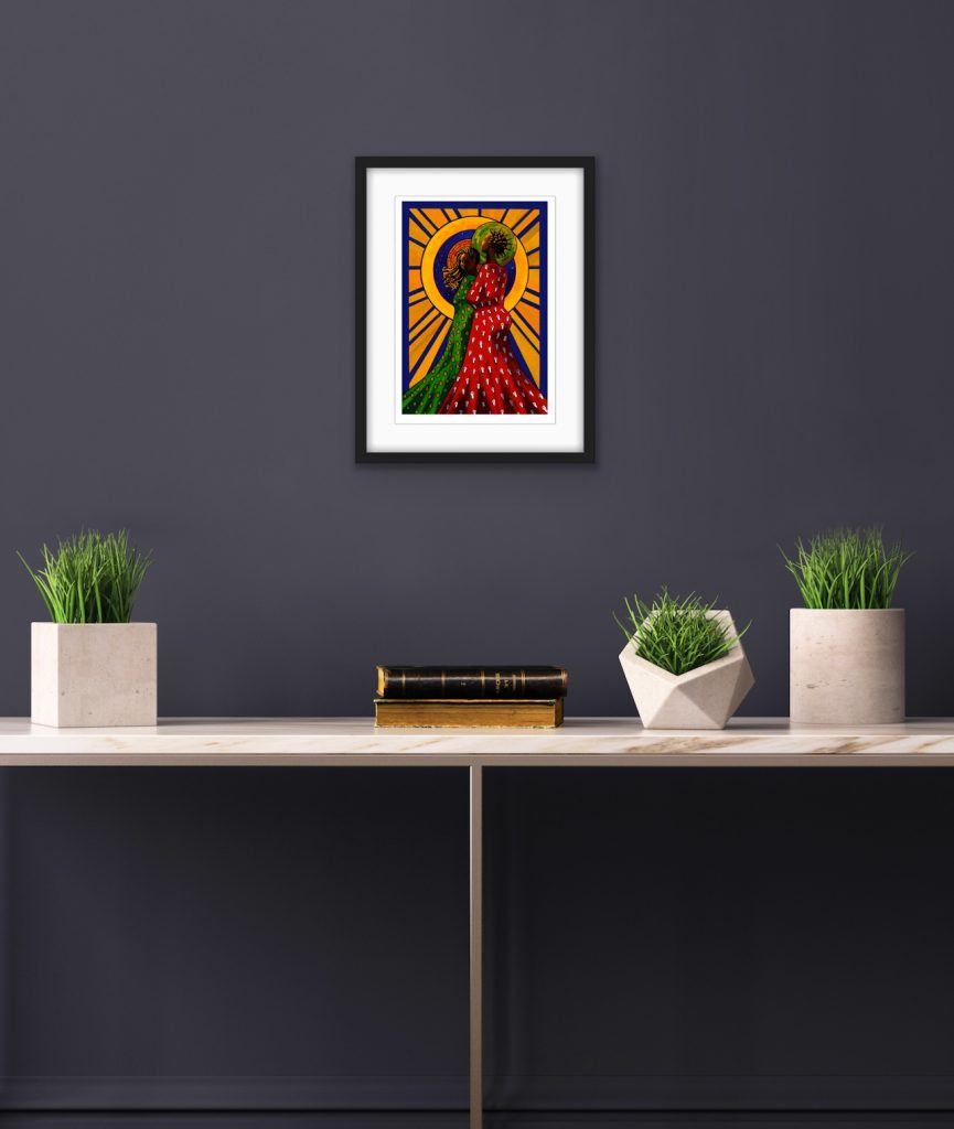 G and p print sample dark